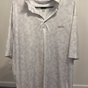 Greg Norman Collection Light Gray Polo Shirt